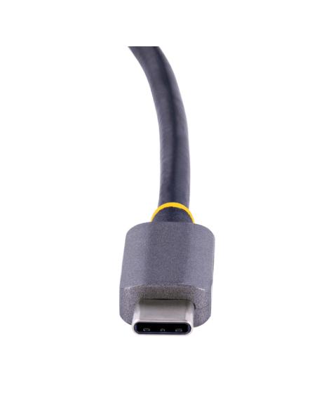 StarTech.com Adaptador de Vídeo USB C, Adaptador Multipuertos USB Tipo C a HDMI VGA con Salida de Audio de 3,5mm, HDR 4K a 60Hz,