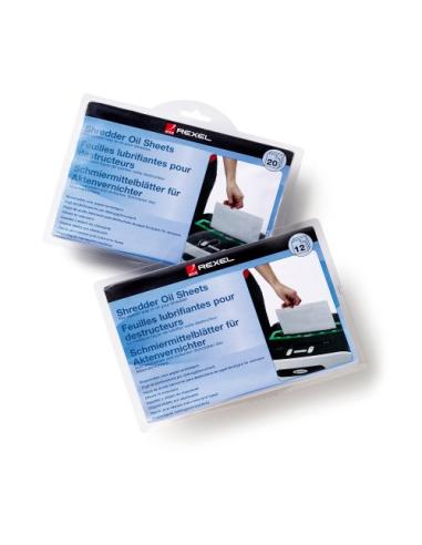 Rexel Láminas lubricantes para destructora (12)