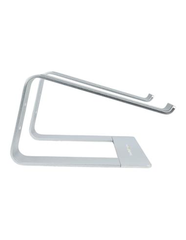 StarTech.com Soporte de Escritorio para Portátil, Soporta 5kg, de Aluminio, Color Plata, Base Riser Elevador Ergonómico para Por