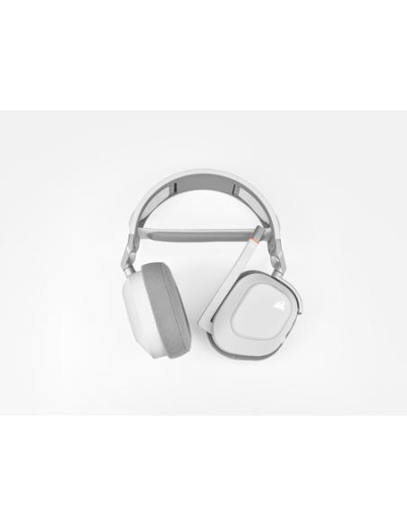 Corsair HS80 RGB Auriculares Inalámbrico Diadema Juego Blanco