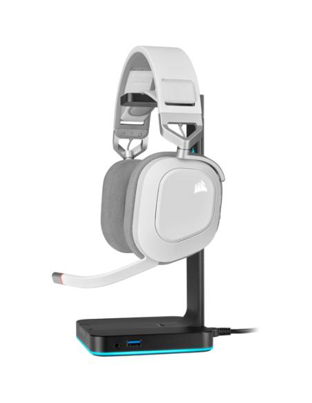 Corsair HS80 RGB Auriculares Inalámbrico Diadema Juego Blanco
