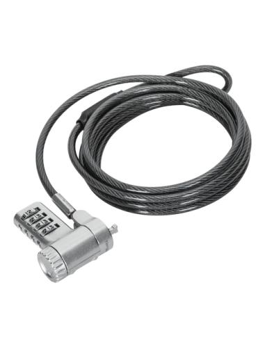 Targus ASP96RGL cable antirrobo Plata 2 m