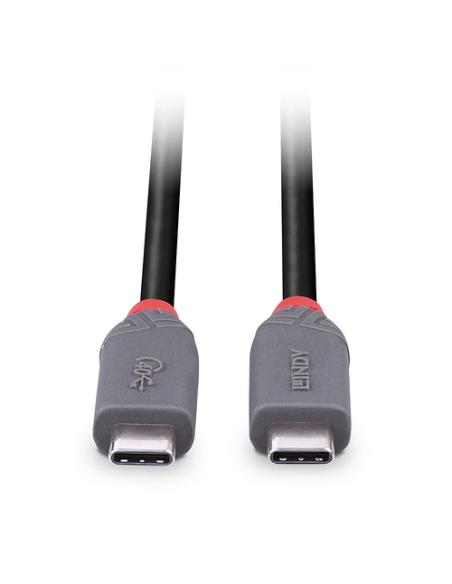 Lindy 36947 cable USB USB4 Gen 3x2 0,8 m USB C Negro