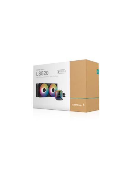 DeepCool LS520 Procesador Sistema de refrigeración líquida todo en uno 12 cm Negro 1 pieza(s)