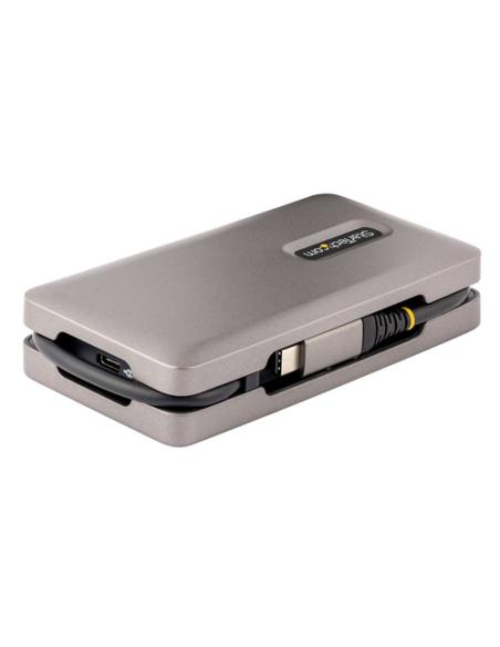 StarTech.com Adaptador Multipuertos USB-C - HDMI 2.0b 4K 60Hz - HDR - Hub USB 3.2 Gen 2 10Gbps (2xUSB-C, 1xUSB-A) - PD de 100W c