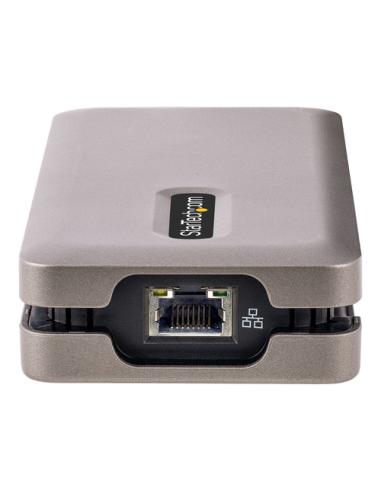 StarTech.com Adaptador Multipuertos USB-C - HDMI 2.0b 4K 60Hz - HDR - Hub USB 3.2 Gen 2 10Gbps (2xUSB-C, 1xUSB-A) - PD de 100W c