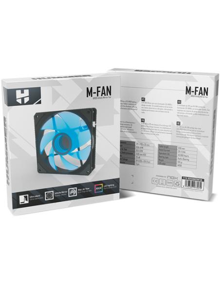 NOX Hummer M-FAN Carcasa del ordenador Ventilador 12 cm Translúcido 1 pieza(s)