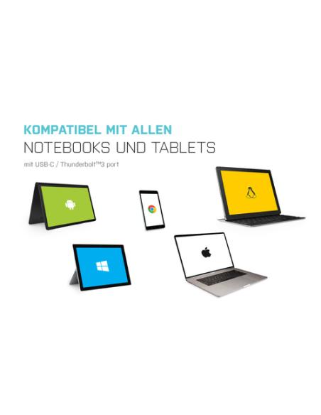 i-tec Metal USB-C Nano Dock HDMI/VGA with LAN + Universal Charger 77 W