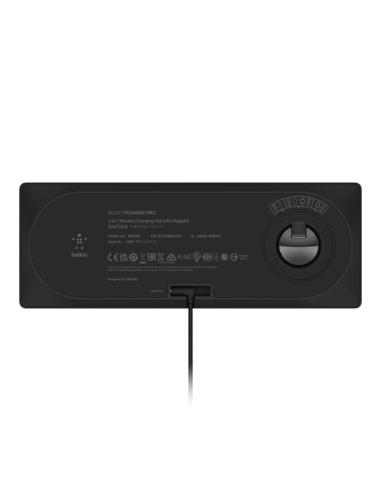 Belkin BOOST↑CHARGE PRO Auriculares, Smartphone, Reloj inteligente Negro Cargador inalámbrico Carga rápida Interior