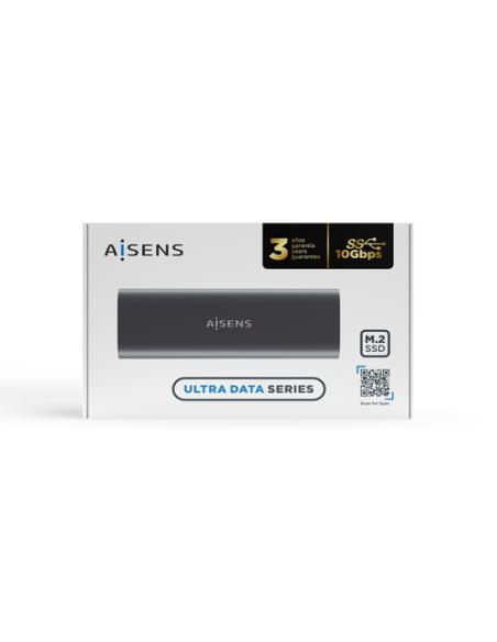 AISENS ASM2-015GR caja para disco duro externo Caja externa para unidad de estado sólido (SSD) Gris M.2
