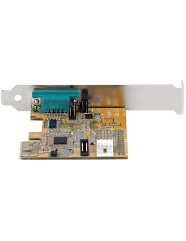 StarTech.com Tarjeta PCI Express Serie de 1 Puerto, Tarjeta de Interfaz PCIe a Serie RS232 (DB9), Tarjeta Serial, UART 16C1050, 