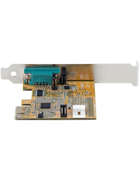 StarTech.com Tarjeta PCI Express Serie de 1 Puerto, Tarjeta de Interfaz PCIe a Serie RS232 (DB9), Tarjeta Serial, UART 16C1050, 