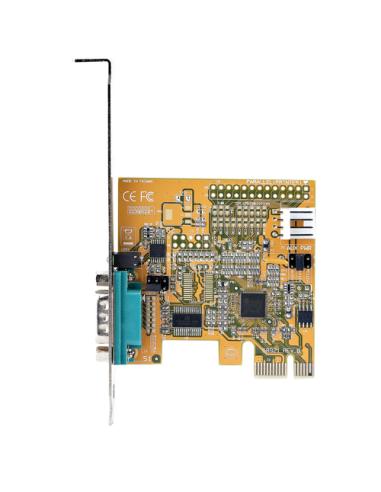 StarTech.com Tarjeta PCI Express Serie de 1 Puerto, Tarjeta de Interfaz PCIe a Serie RS232 (DB9), Tarjeta Serial, UART 16C1050, 