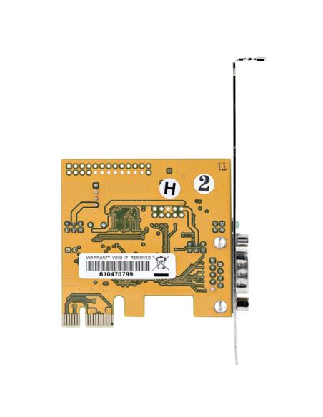 StarTech.com Tarjeta PCI Express Serie de 1 Puerto, Tarjeta de Interfaz PCIe a Serie RS232 (DB9), Tarjeta Serial, UART 16C1050, 