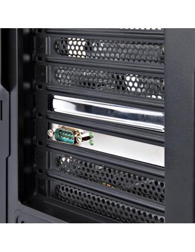 StarTech.com Tarjeta PCI Express Serie de 1 Puerto, Tarjeta de Interfaz PCIe a Serie RS232 (DB9), Tarjeta Serial, UART 16C1050, 