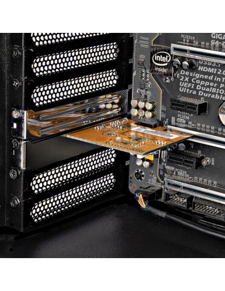 StarTech.com Tarjeta PCI Express Serie de 1 Puerto, Tarjeta de Interfaz PCIe a Serie RS232 (DB9), Tarjeta Serial, UART 16C1050, 