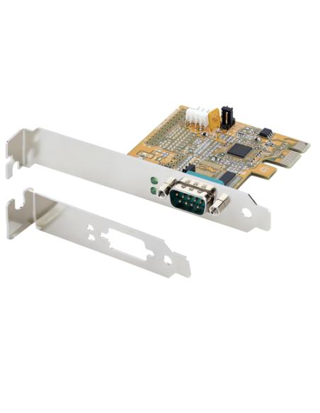 StarTech.com Tarjeta PCI Express Serie de 1 Puerto, Tarjeta de Interfaz PCIe a Serie RS232 (DB9), Tarjeta Serial, UART 16C1050, 