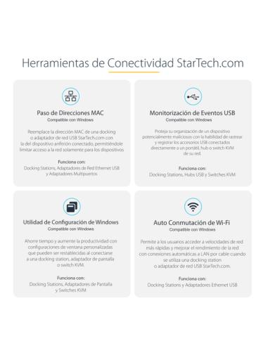StarTech.com Adaptador Multipuertos USB C de Vídeo 4K a 60Hz, con Hub de 3 Puertos USB-A de 5Gbps, Entrega de Alimentación USB d
