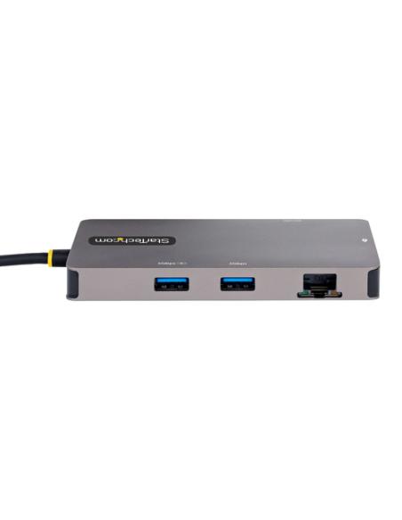 StarTech.com Adaptador Multipuertos USB C 2x HDMI 4K 60Hz, Hub USB-A 3.1 2Pt 5Gbps, PD 100W, GbE, SD/MicroSD, Cable de 30cm, Doc