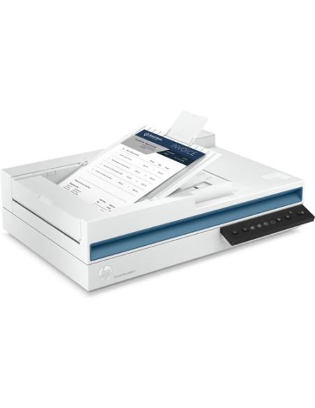 HP Scanjet Pro 2600 f1 Escáner plano y alimentador automático de documentos (ADF, Automatic Document Feeder) 600 x 600 DPI A4 Bl