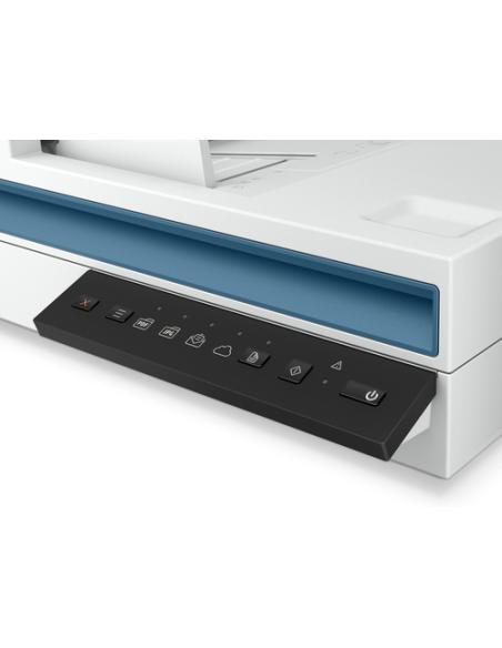 HP Scanjet Pro 2600 f1 Escáner plano y alimentador automático de documentos (ADF, Automatic Document Feeder) 600 x 600 DPI A4 Bl