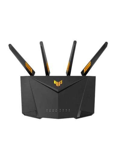 ASUS TUF Gaming AX3000 V2 router inalámbrico Gigabit Ethernet Doble banda (2,4 GHz / 5 GHz) Negro, Naranja