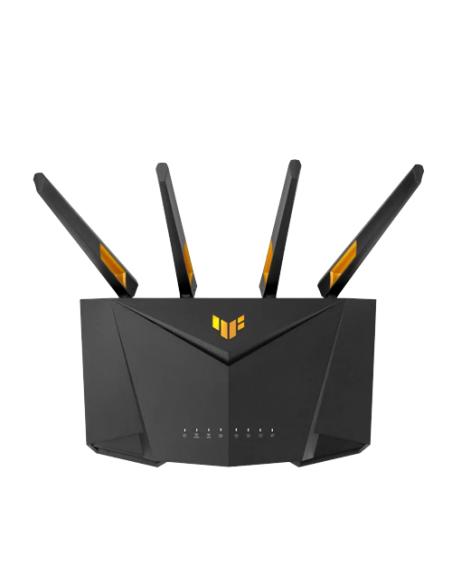 ASUS TUF Gaming AX3000 V2 router inalámbrico Gigabit Ethernet Doble banda (2,4 GHz / 5 GHz) Negro, Naranja