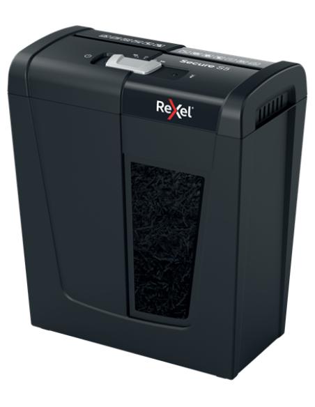 Rexel Secure S5 triturador de papel Corte en tiras 68 dB Negro