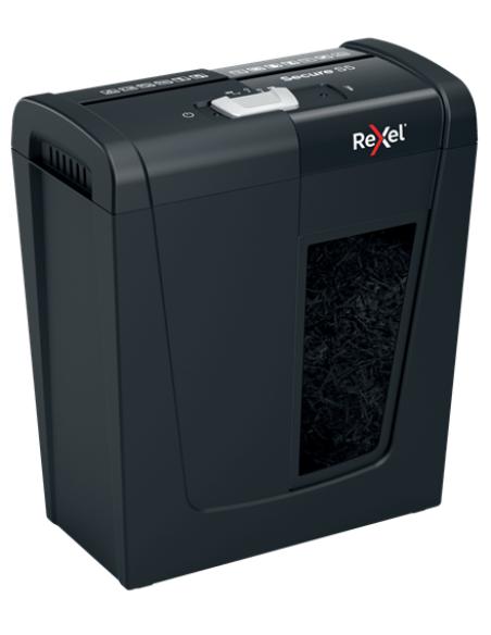 Rexel Secure S5 triturador de papel Corte en tiras 68 dB Negro