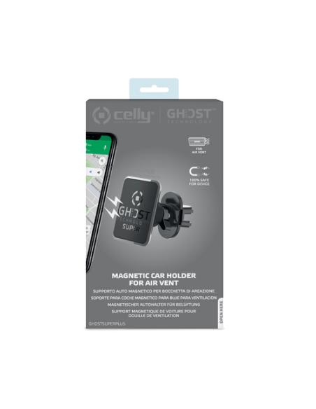 Celly Ghost Super Plus Soporte pasivo Teléfono móvil/smartphone Negro