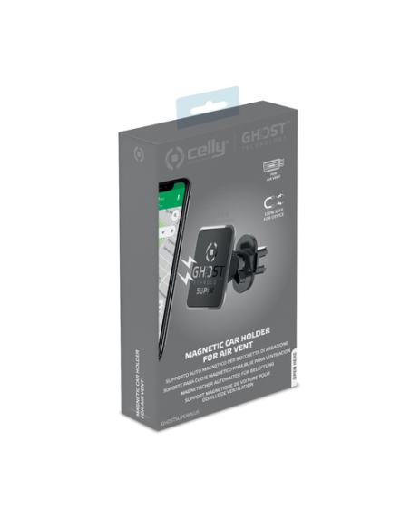 Celly Ghost Super Plus Soporte pasivo Teléfono móvil/smartphone Negro
