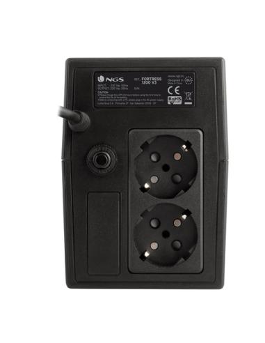 NGS FORTRESS 1200 V3 sistema de alimentación ininterrumpida (UPS) En espera (Fuera de línea) o Standby (Offline) 1,2 kVA 480 W 2