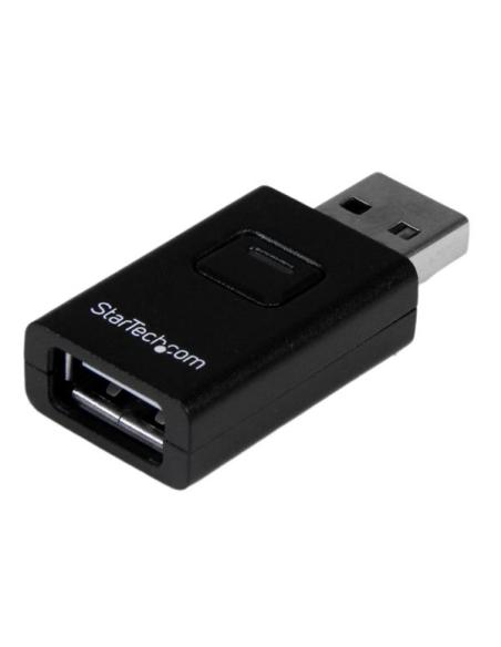 StarTech.com Adaptador USB de Carga Rápida Macho a Hembra con Interrruptor para Sincronización - Cargador Rápido