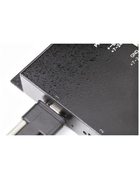 StarTech.com Hub USB C de 4 Puertos - 10Gbps - Ladrón Concentrador Industrial 2x USB Tipo C - 2x USB-A - con Protección ESD - Ho