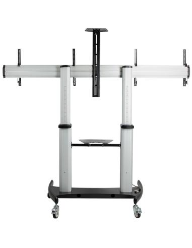 StarTech.com STNDMTVDUO soporte para TV 152,4 cm (60") Negro, Plata