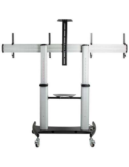 StarTech.com STNDMTVDUO soporte para TV 152,4 cm (60") Negro, Plata