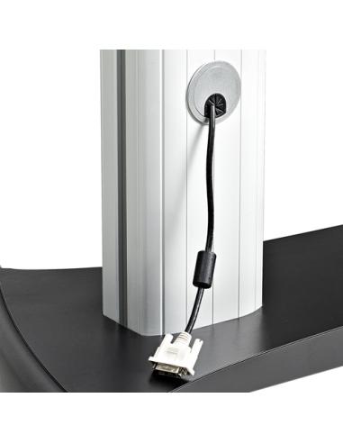 StarTech.com STNDMTVDUO soporte para TV 152,4 cm (60") Negro, Plata