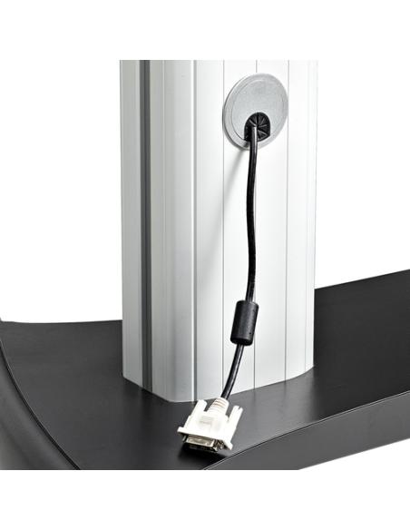 StarTech.com STNDMTVDUO soporte para TV 152,4 cm (60") Negro, Plata