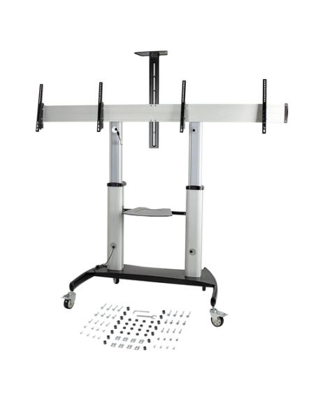 StarTech.com STNDMTVDUO soporte para TV 152,4 cm (60") Negro, Plata
