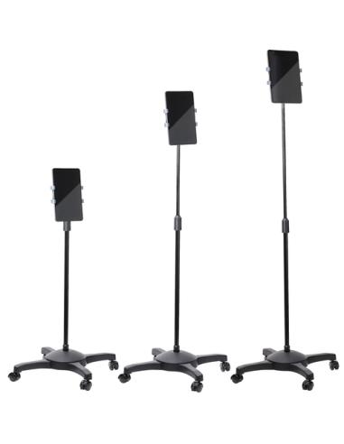 StarTech.com Base Soporte Móvil con Ruedas Bloqueables para Tablet - Atril de Altura Ajustable para Tablets de 7 a 11 Pulgadas -