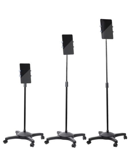 StarTech.com Base Soporte Móvil con Ruedas Bloqueables para Tablet - Atril de Altura Ajustable para Tablets de 7 a 11 Pulgadas -