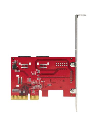 StarTech.com Tarjeta PCIe SATA - Tarjeta Controladora PCI Express de 6 Puertos SATA - 6Gbps - con Bracket de Perfil Bajo - con C