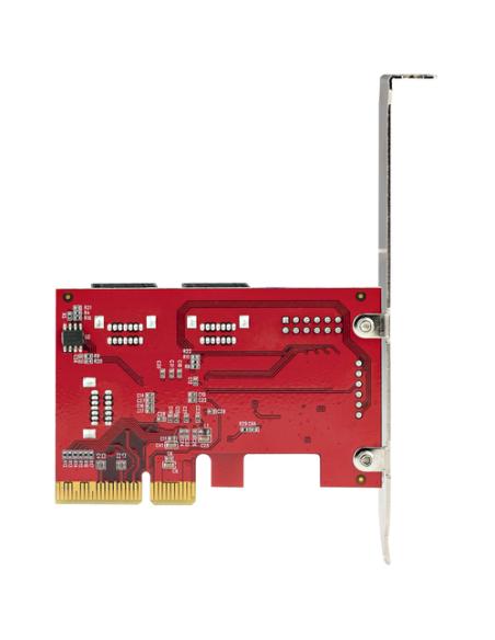 StarTech.com Tarjeta PCIe SATA - Tarjeta Controladora PCI Express de 6 Puertos SATA - 6Gbps - con Bracket de Perfil Bajo - con C