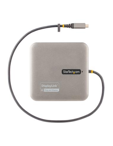 StarTech.com Docking Station USB C - USB Tipo C - HDMI Doble de 4K 60Hz compatible con MacBook Pro (M1/M2/M3/M4) y Windows - Hub