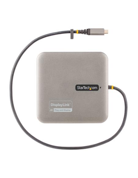 StarTech.com Docking Station USB C - USB Tipo C - HDMI Doble de 4K 60Hz compatible con MacBook Pro (M1/M2/M3/M4) y Windows - Hub