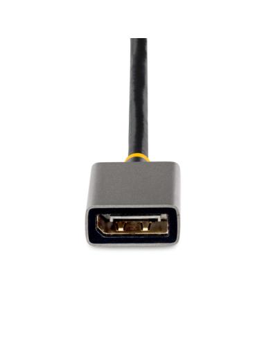 StarTech.com Cable 30cm Adaptador HDMI a DisplayPort - Activo - 4K 60Hz - Conversor HDMI 2.0 a DP 1.2 - HDR - Alimentado por el 
