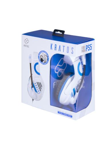 Blade Kratos Auriculares Alámbrico Diadema Juego Azul, Blanco