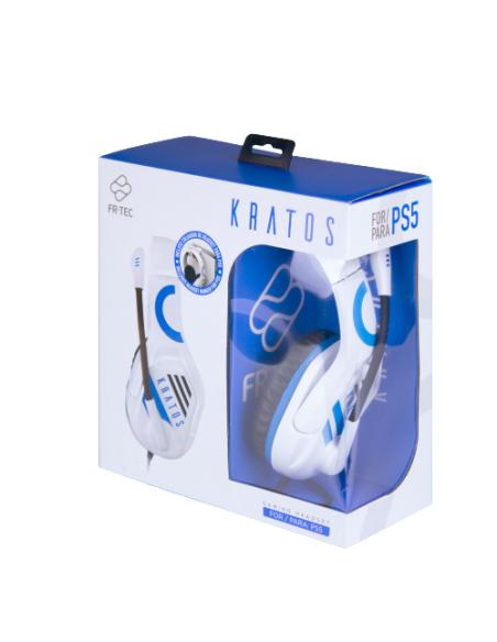 Blade Kratos Auriculares Alámbrico Diadema Juego Azul, Blanco