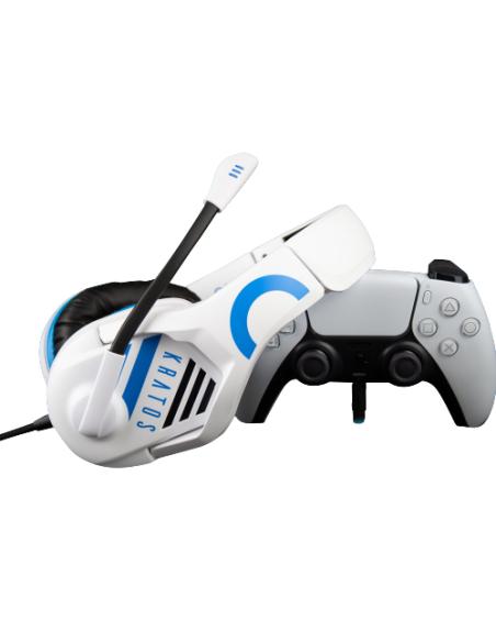 Blade Kratos Auriculares Alámbrico Diadema Juego Azul, Blanco