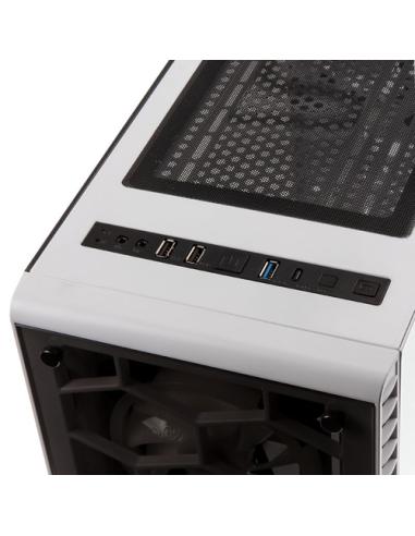 Kolink OBSERVATORY WHITE Midi Tower Negro, Blanco